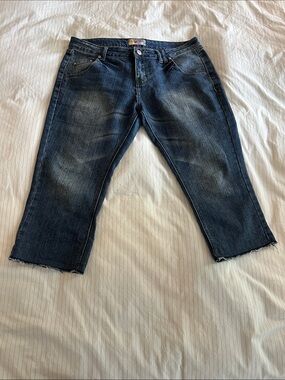 Vintage Hipnotik - Dark Blue Denim Jean Capris - Y2K